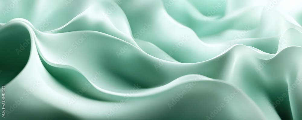 Obraz premium Silk Fabric Waves Abstract