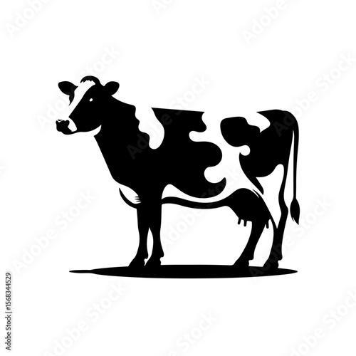 Holstein cow silhouette
