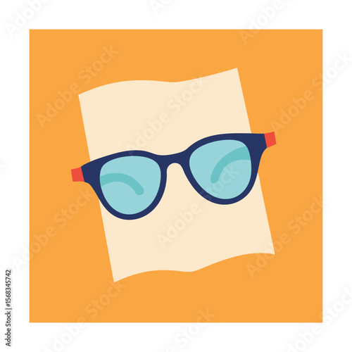 Blue spectacles