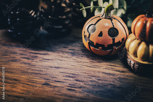Jack-O'-Lantern, Pampkin, Halloween, Autumn, Image of Halloween, Natural objects ハロウィーンの飾り