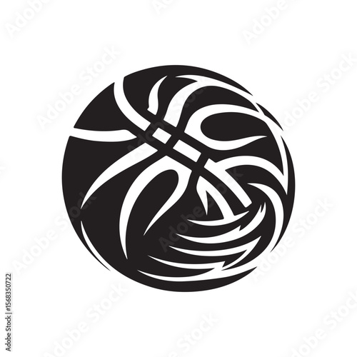 basketball slam dunk vector silhouette clip art logo design illustration