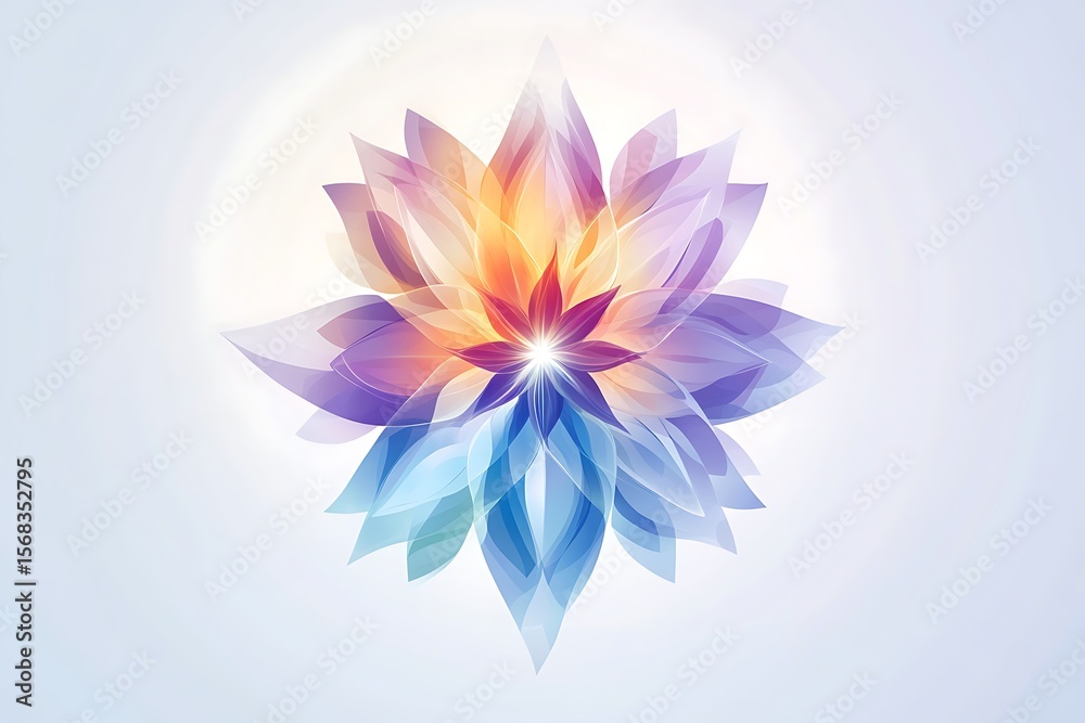 Fototapeta premium lotus flower vector illustration