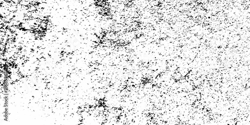 Dust old damage Dirty grainy halftone vector texture overlay. Monochrome abstract splattered background overlay vector textures.
