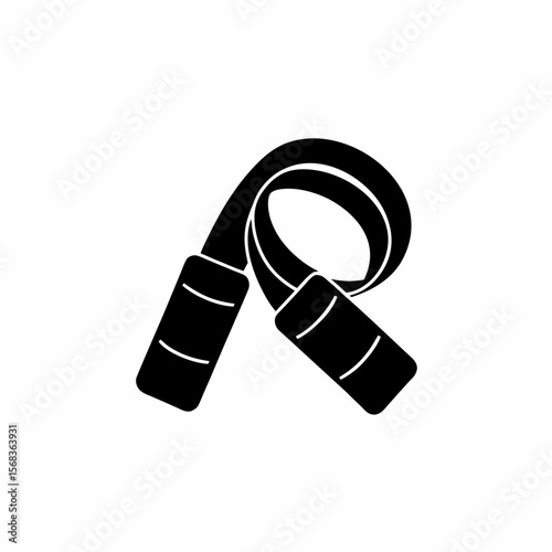 creative details resistance bands icon vector Illustration	
