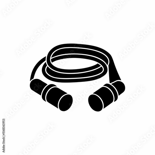 creative details resistance bands icon vector Illustration	