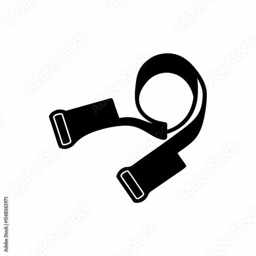 creative details resistance bands icon vector Illustration	