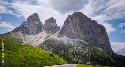 Dolomites Mountain Range in Italy