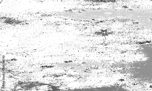 Grainy grunge photo filter background. Black particles, fibers and flecks wallpaper. Vintage rough dirt dotted overlay. Vector sandy gritty template.