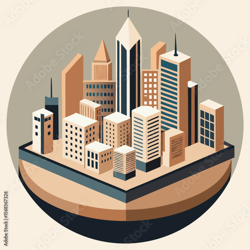 vector illustration of a city