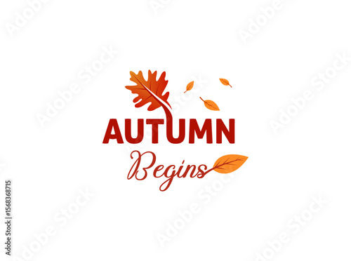 Autumn Begins Seasonal Leaves, Fall Colors, Natures Embrace