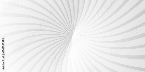 sunburst pattern white and gray design. Vintage sunrays illustration swirl line  diagonal fabric radial summer sunshine explosion energy sunlight glowing sunburst design
