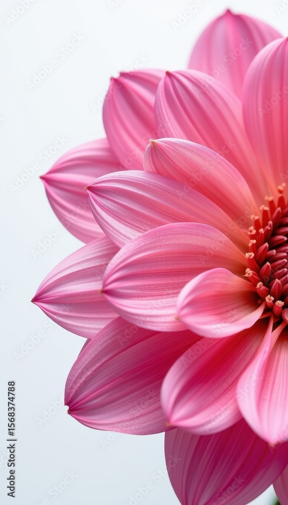 custom made wallpaper toronto digitalElegant Pink Flower Petals Close-Up with Soft Background
