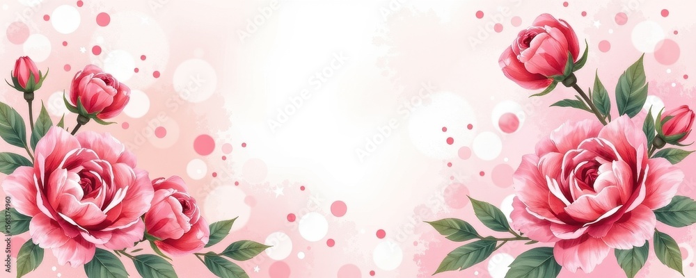custom made wallpaper toronto digitalElegant Pink Roses with Soft Background Design for Decorative Use