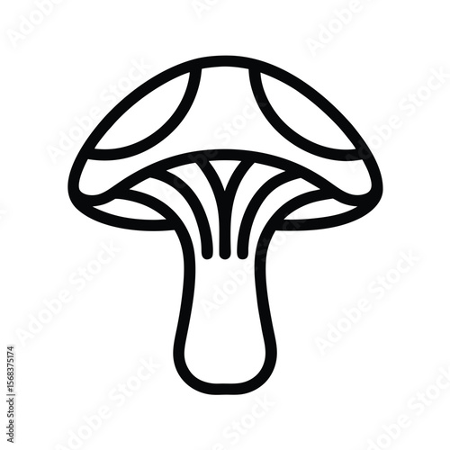 outlined-oyster-mushroom-vector-symbol-include-aft.eps