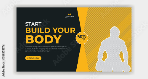 Best gym for bodybuilding thumbnail design
