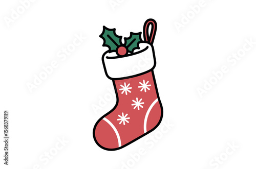 Festive Christmas Stocking Design