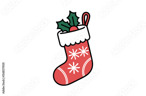 Festive Christmas Stocking Design
