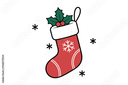 Festive Christmas Stocking Design