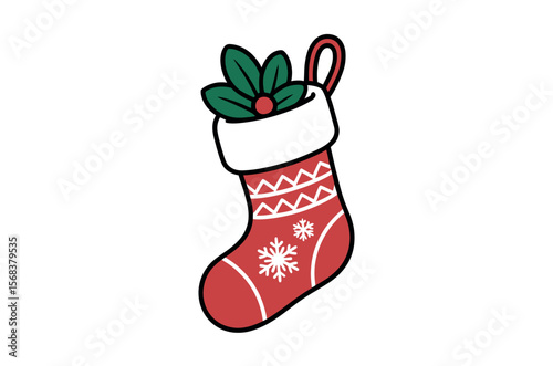 Festive Christmas Stocking Design