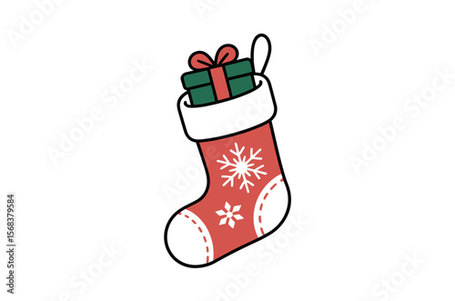 Festive Christmas Stocking Design