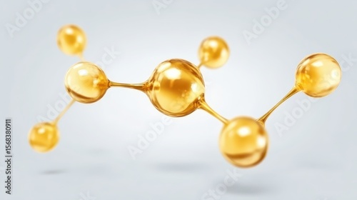Gold oil molecule