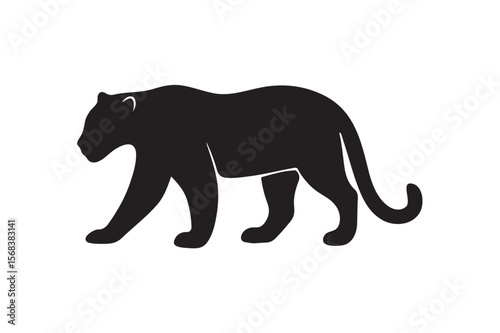 Panther silhouette.