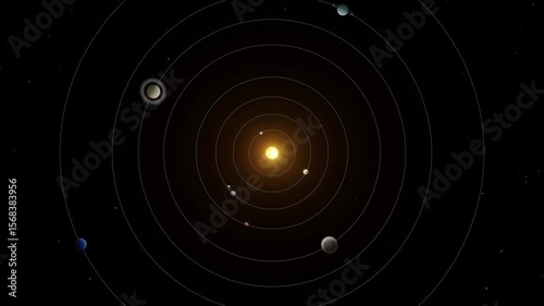 Zooming into the sun from outside of solar system