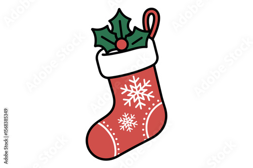 Festive Christmas Stocking Design