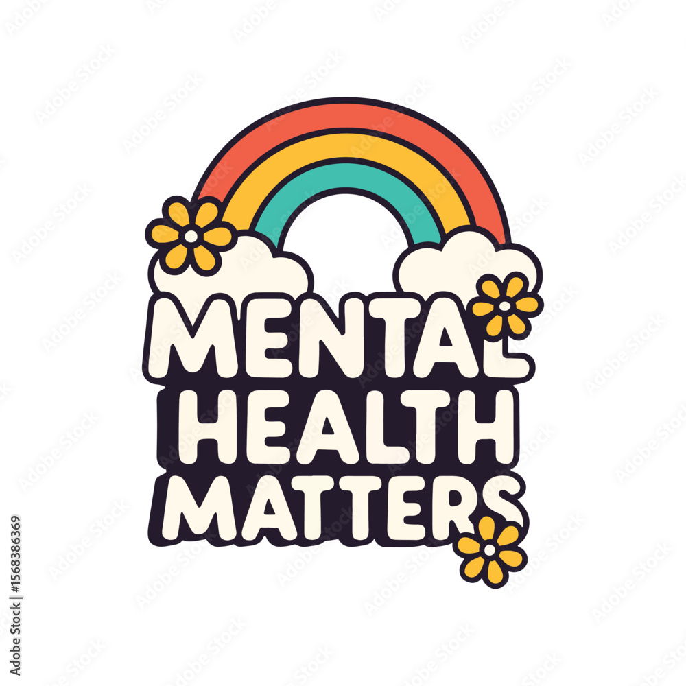 Fototapeta premium Mental Health Matters Sublimation