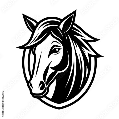 horse head silhouette