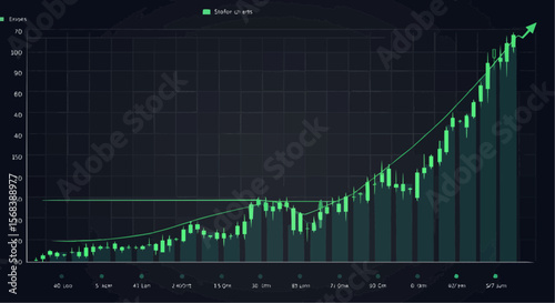 Financial Analyst Vector – Vertical Clean Business Chart Theme”