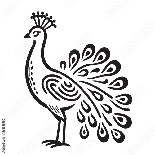 Peacock svg