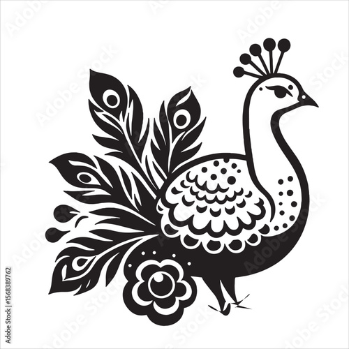 Peacock svg