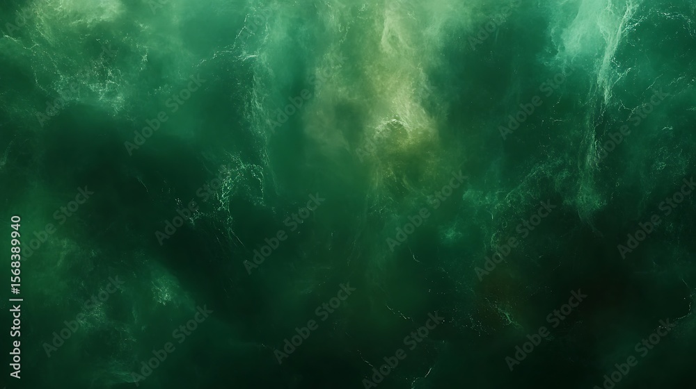 Deep water churning, dark green hues. Deep water churning, dark green hues.