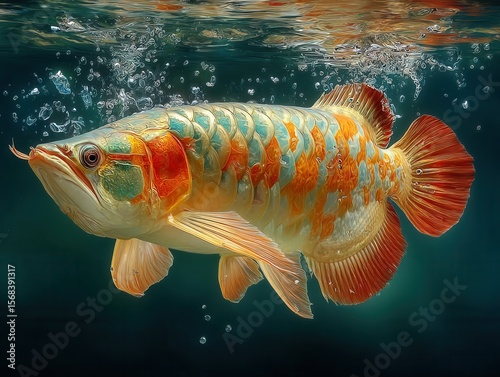 Colorful Fish Swimming Underwater