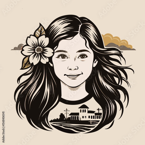 girl-with-a-flower