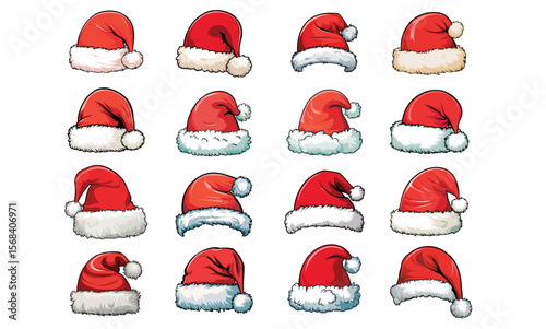 Christmas Santa Hat Bundle.