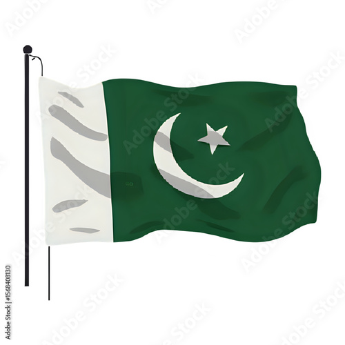 Pakistan Flag: A Detailed Visual Representation