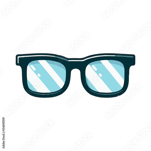
glasses illustration design