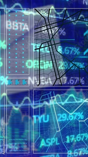 Animation of data processing over envelope