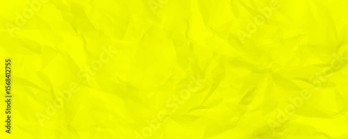 yellow paper cardboard texture background. crumpled yellow paper. Paper texture, a sheet of yellow color wrinkled paper
