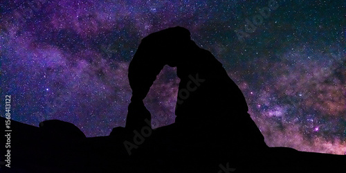 Arches at night