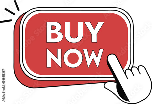 Buy Now Vector Art Illustration