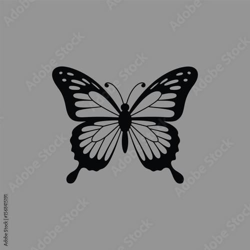  The design captures the elegance and grace of butterflies, making it ideal for themes related to nature, transformation, and beauty.