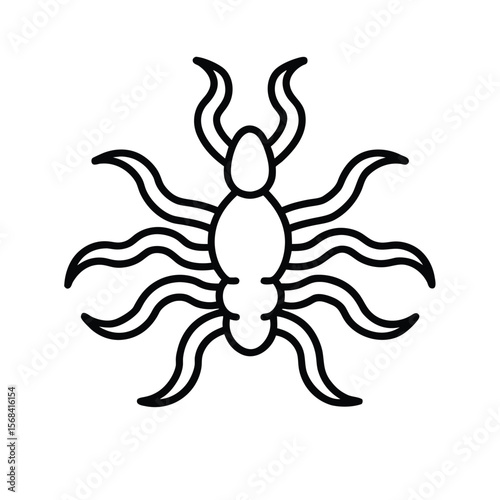 land-invertebrate-icon-design-include-after-on-whi.eps