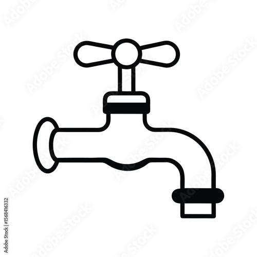 classic-water-tap-icon-silhouette-include-after-on.eps