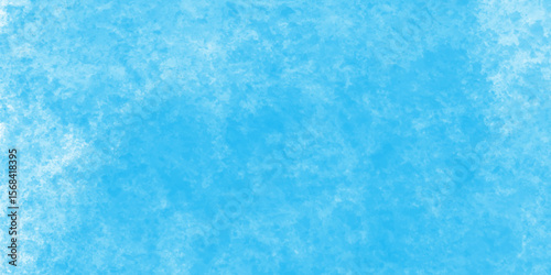 Modern blue powder style grunge textured abstract bright paper watercolor stain with hand paint background, texture for design distressed grunge smoky painted artistic watercolor cyan background.