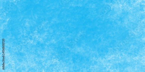 Modern blue powder style grunge textured abstract bright paper watercolor stain with hand paint background, texture for design distressed grunge smoky painted artistic watercolor cyan background.