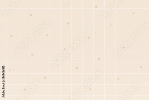 Scattered dots on grid background pattern
