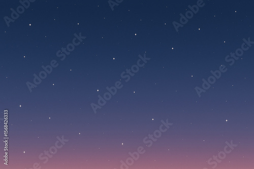 Starry night sky gradient stars twinkling stars